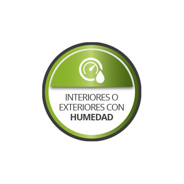 Especial para zonas con humedad