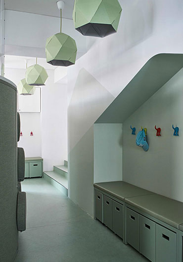 Graphenstone escuela de alemán en Corea. Proyecto realizado por Daniel Valle Arquitectos. Pinturas ecológicas y respetuosas con la salud