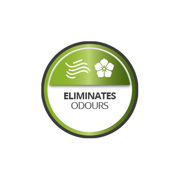 Eliminates odours