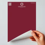 BORDEAUX - Peel & Stick, Swatch